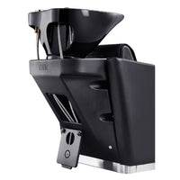 Thumbnail for DIR Victoria Electric Shampoo Backwash Unit Black Rear Angled View With Sink Assembly