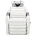 DIR Victoria Electric Shampoo Backwash Unit White Front View Of White Single Shampoo Wash Station