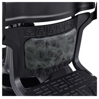 Thumbnail for DIR Viking Classic Barber Chair Vintage Black Variant Close-Up View Of Footrest