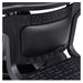 DIR Viking Traditional Barbershop Chair Black Variant Close-Up View Of Footrest