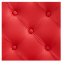 Thumbnail for DIR Viking Traditional Barbershop Chair Close-Up View Of Diamond Tufted Red Upholstery Pattern