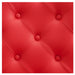 DIR Viking Traditional Barbershop Chair Close-Up View Of Diamond Tufted Red Upholstery Pattern