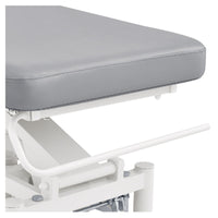 Thumbnail for DIR VitalEarth 2-Motors Treatment Table and Wellness Therapy Bed Close-Up View Of Paper Towel Holder And Gray Upholstery