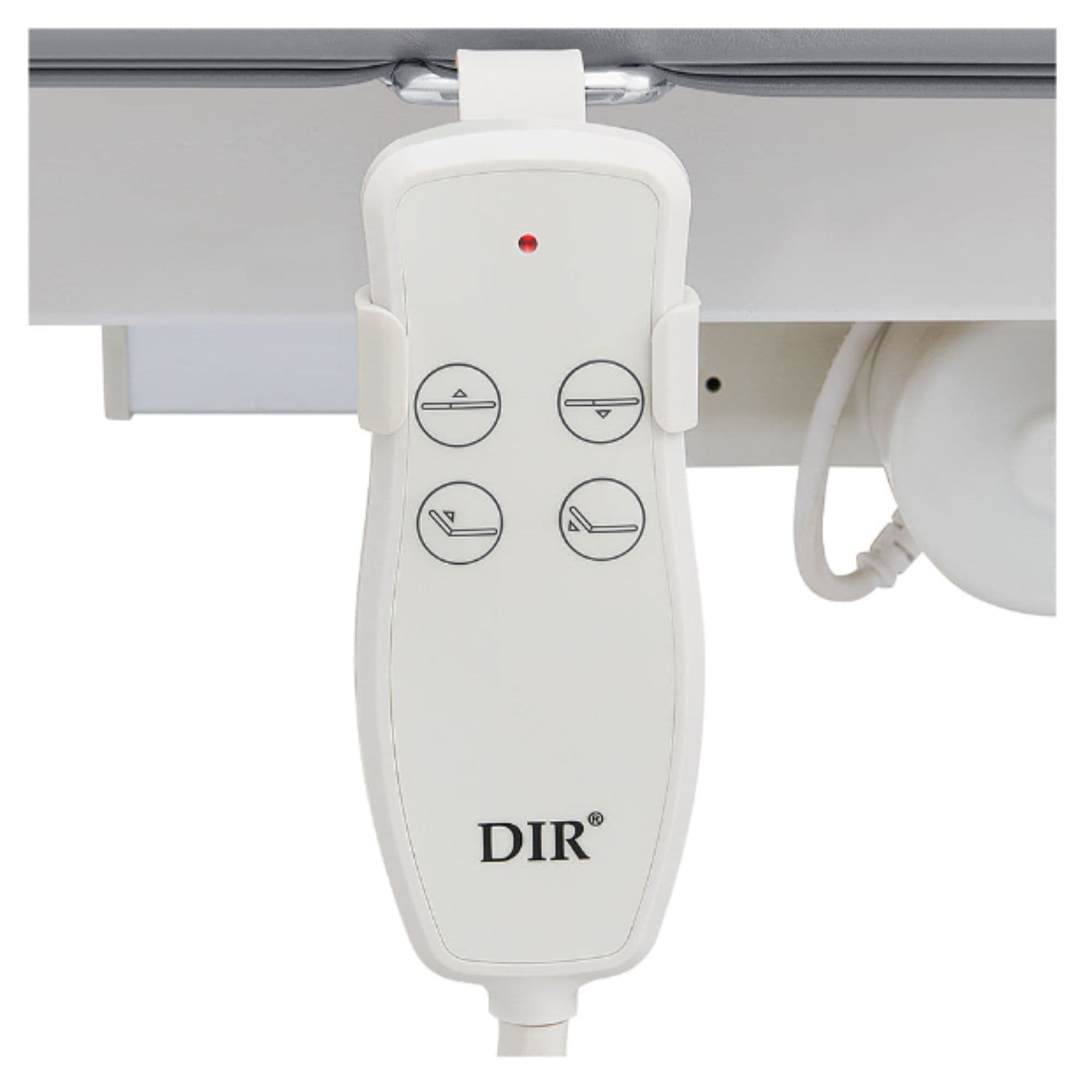 DIR VitalEarth 2-Motors Treatment Table and Wellness Therapy Bed Close-Up View Of Remote Control For Gray Color