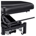 DIR VitalEarth 2-Motors Treatment and Wellness Bed Close-Up View Of Paper Towel Holder And Black Upholstery