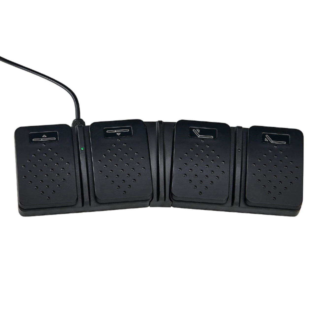 DIR WellRelax 2-Motors Therapy Treatment Table with Tilting Cradle Pillow Close-Up View Of Foot Control For Black Color