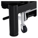 DIR WellRelax Dual-Motor Treatment Table with Cradle Pillow Close-Up View Of Black Caster Wheel And Base Frame On White Background