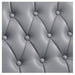 DIR Yume Dreaming Electric Backwash Station Close-Up View Of Diamond Stitched Gray Upholstery
