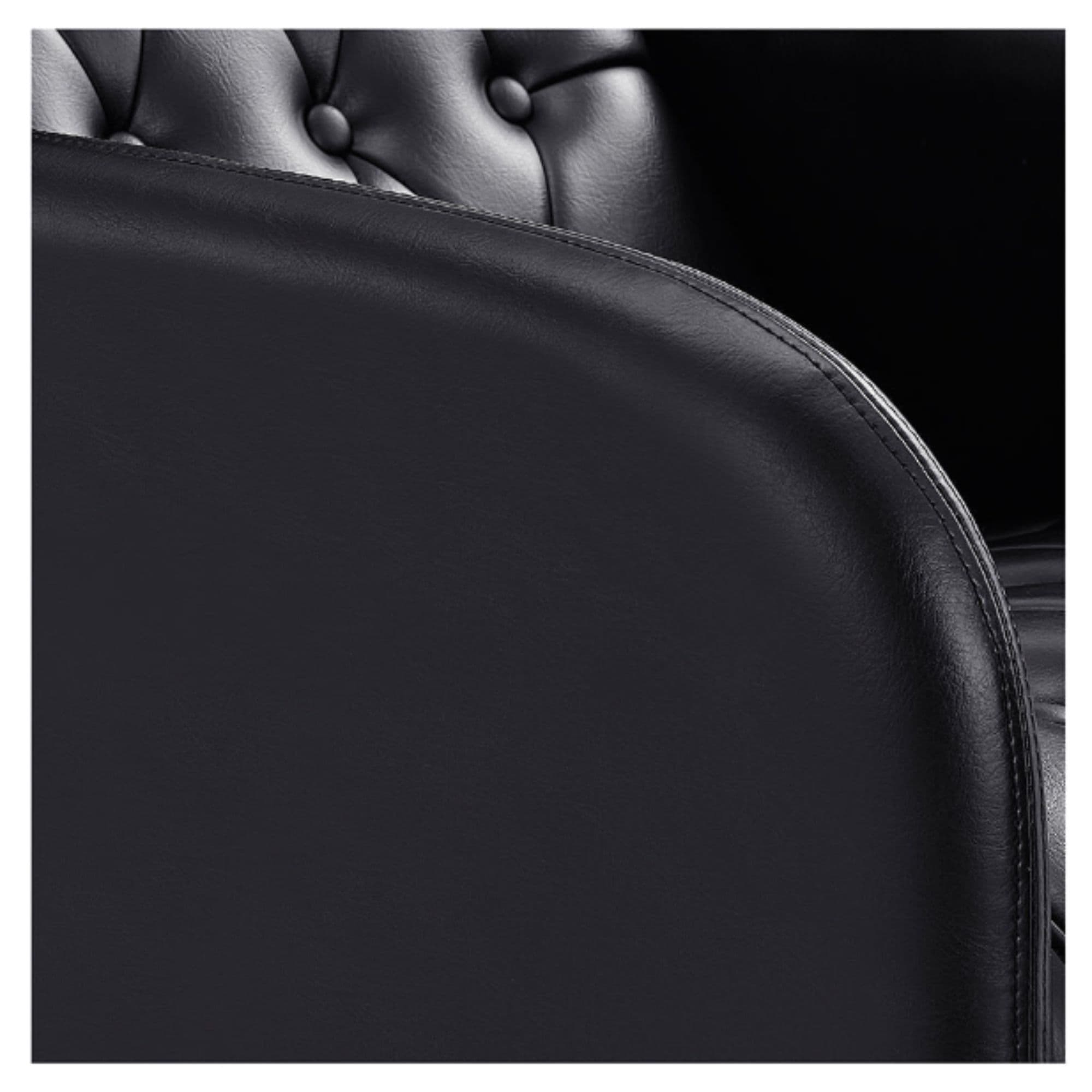 DIR Yume Dreaming Electric Salon Backwash Station Close-Up View Of Black Upholstery