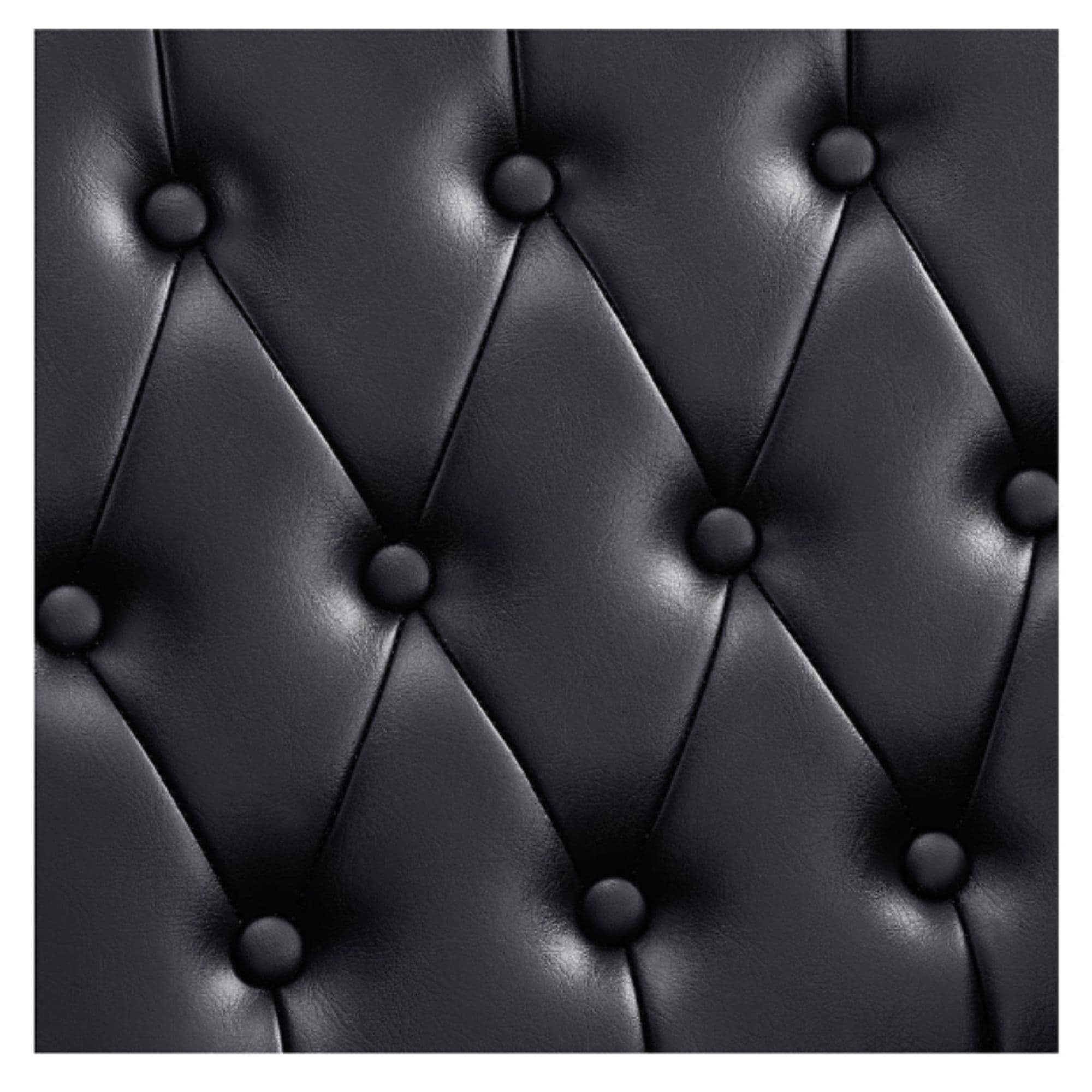 DIR Yume Dreaming Electric Salon Backwash Station Close-Up View Of Diamond Stitched Black Upholstery