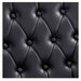 DIR Yume Dreaming Electric Salon Backwash Station Close-Up View Of Diamond Stitched Black Upholstery