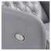 DIR Yume Dreaming Electric Salon Backwash Station Gray Color With Close-Up View Of Power Button