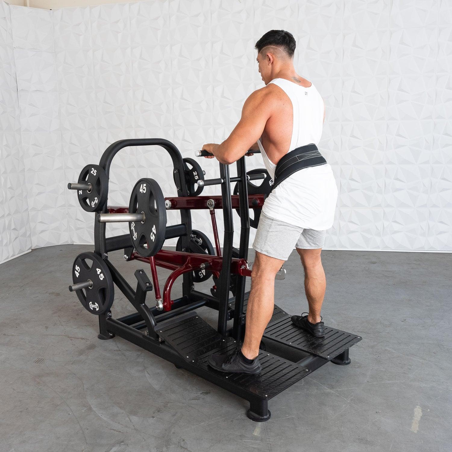 Pro Strength Belt Squat - Muscle D Fitness - Standing Belted Hip Thrust - Plate Loaded