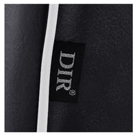 Thumbnail for Dainty Reclining Chairs Close-Up View Of Black Upholstery With Brand Name