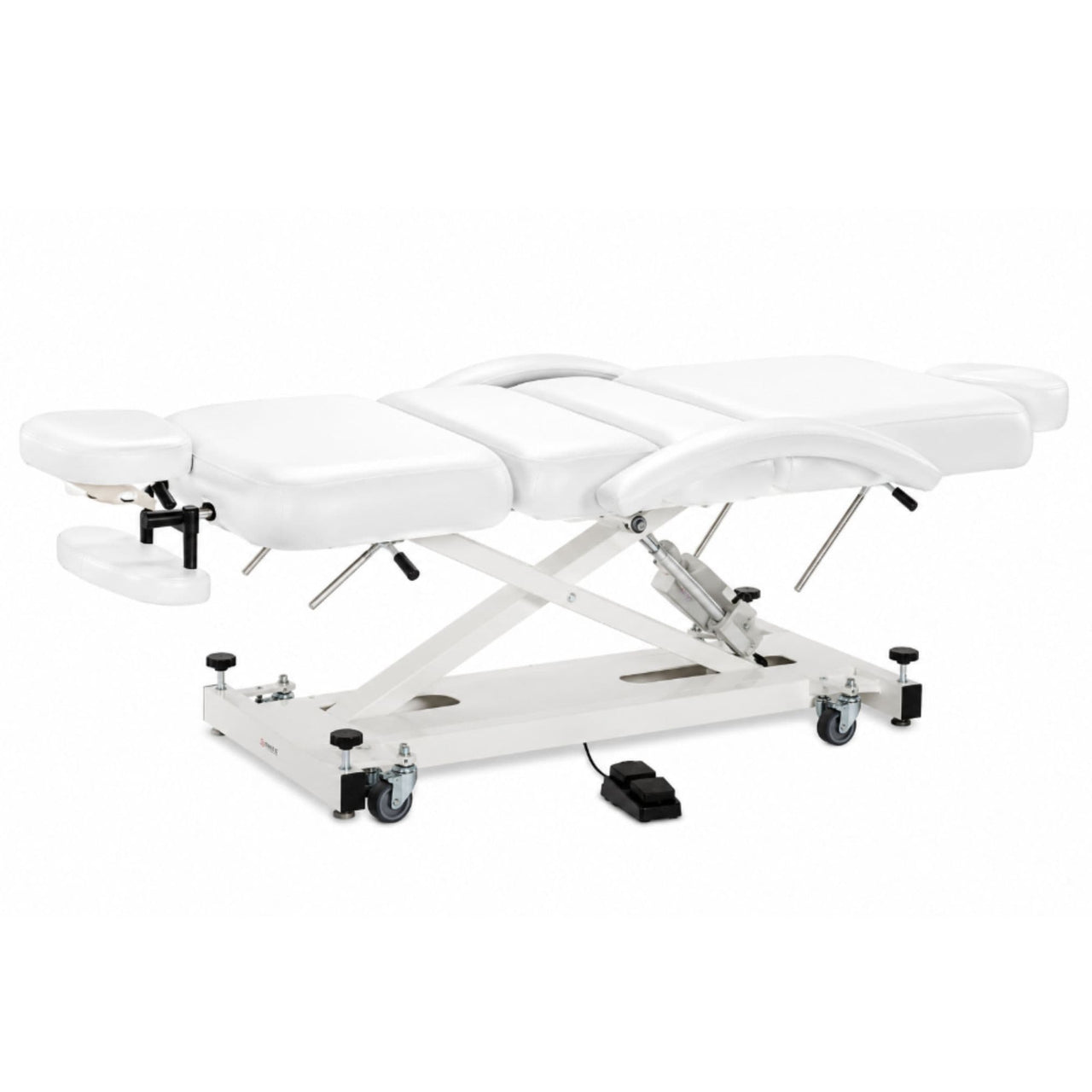Divine Spa Massage Table Fully Reclined On Clean Background