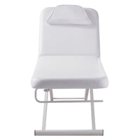 Thumbnail for Ebro Electric Facial Bed  Massage Table Front View And Slightly Reclined On White Background