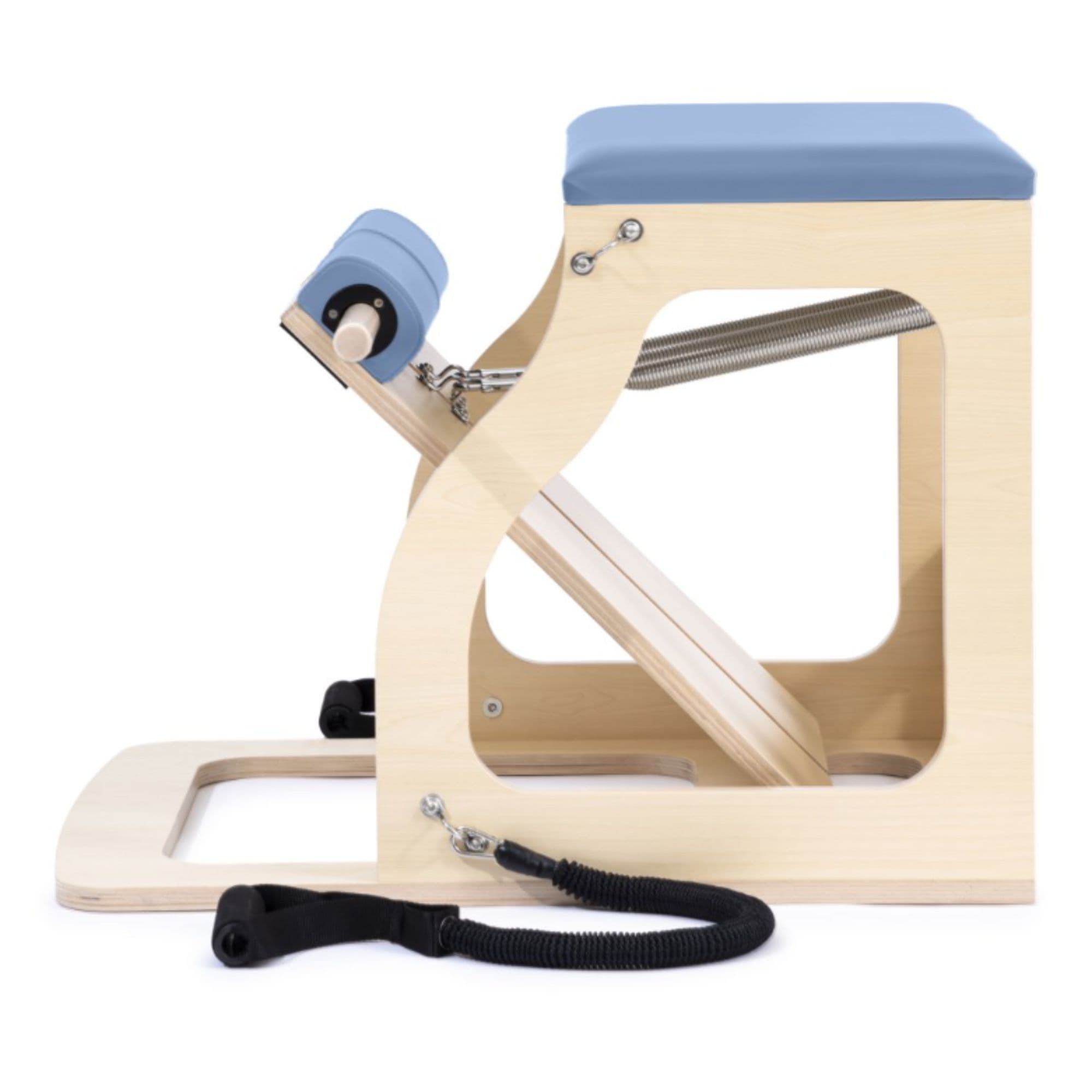 Elina Alma Chair Ocean Blue Variant Side View On White Background