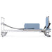 Elina Aluminium Reformer Mentor Ocean Blue Variant Side View With Box On White Background