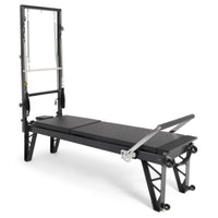 Thumbnail for Elina Aluminum Reformer with Tower Side Angled View HL4 On White Background