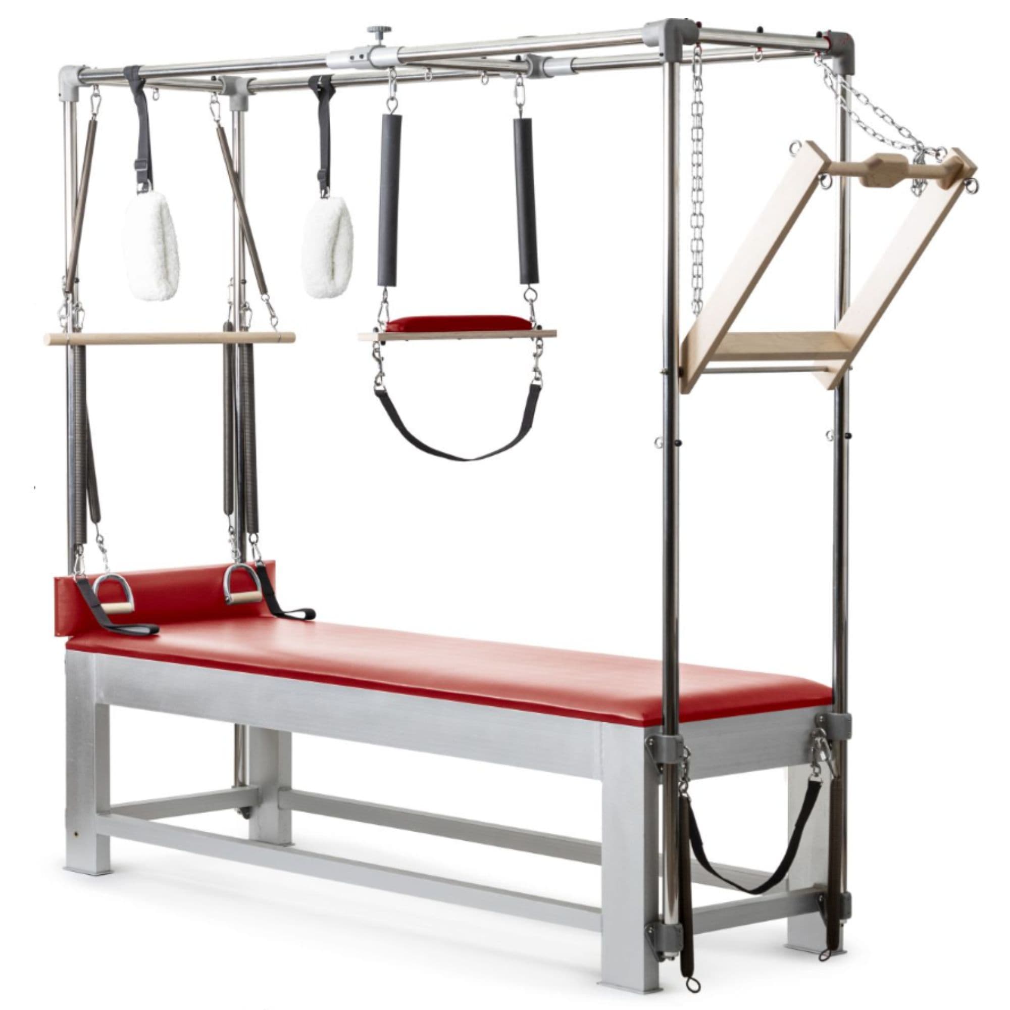 Elina Classic Aluminium Cadillac Trapeze Red Variant Front Angled View On White Background