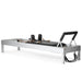 Elina Classic Aluminium Reformer 86 Inches Black Variant Front Angled View On White Background