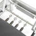 Elina Classic Aluminium Reformer 86 Inches Close-Up View Of Springs And Gray Upholstered Bed