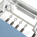 Elina Classic Aluminium Reformer with Tower 86 Inches Close-Up View Of Springs And Ocean Blue Upholstered Bed