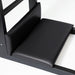 Elina Elite Ladder Barrel with Steel Base Close-Up View Of The Padded Seat And Backrest On A Pilates Ladder Barrel