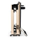 Elina Foldable Reformer for Home Black Variant Side View Showing Space-Saving Folded Configuration On White Background