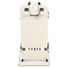 Elina Foldable Reformer for Home Ivory Variant Showing Upright Position On White Background