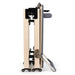 Elina Foldable Reformer for Home Ocean Blue Variant Side View Showing Space-Saving Folded Configuration On White Background