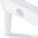 Elina Nubium Reformer with Tower Close-Up View Of Logo Badge And Support Leg On White Background