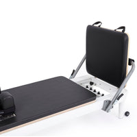 Thumbnail for Elina Nubium Reformer with Tower Close-Up View Of Removable Jump Board And Support Arms