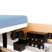 Elina Physio Pilates Reformer Wood Close-Up View Of Folding Lock And Internal Hardware