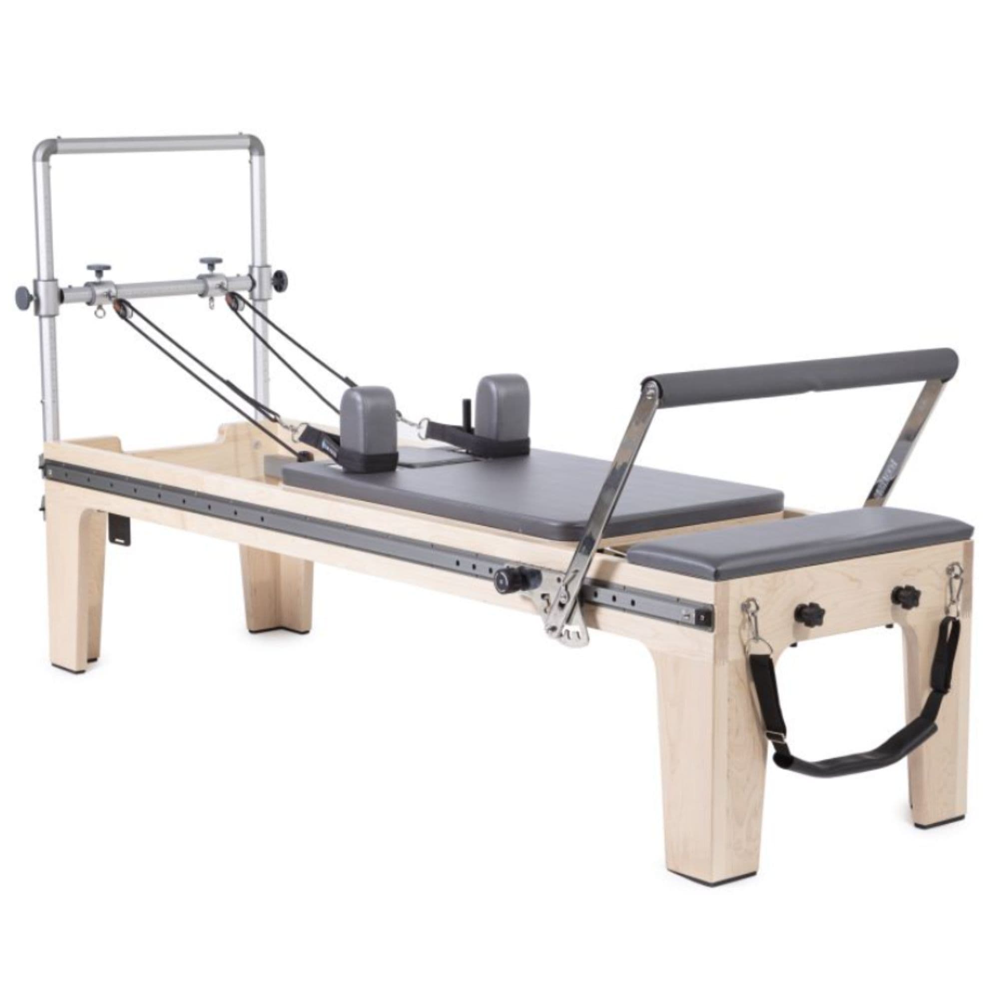 Elina Physio Reformer Master Instructor Grey Variant Front Angled View On White Background