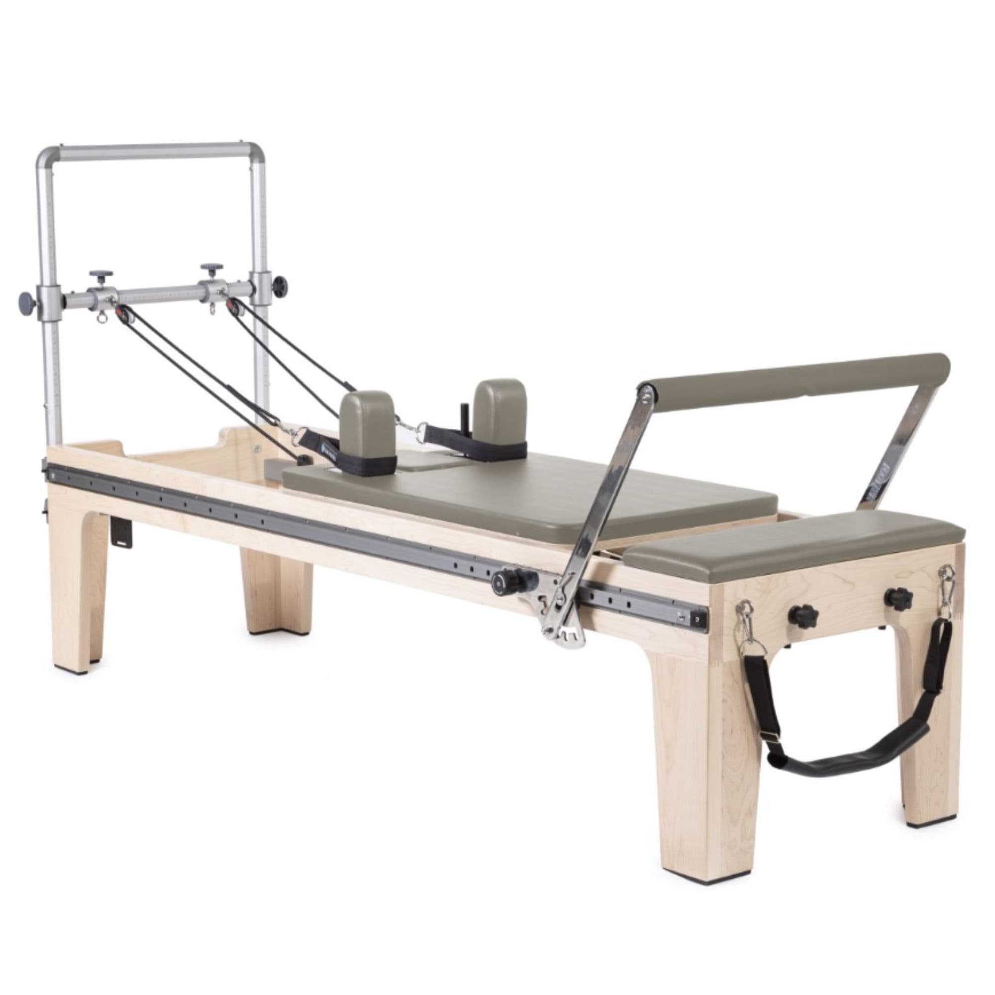 Elina Physio Reformer Master Instructor Mocha Variant Front Angled View On White Background
