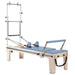 Elina Physio Reformer Master Instructor with Tower Ocean Blue Variant Front Angled View On White Background
