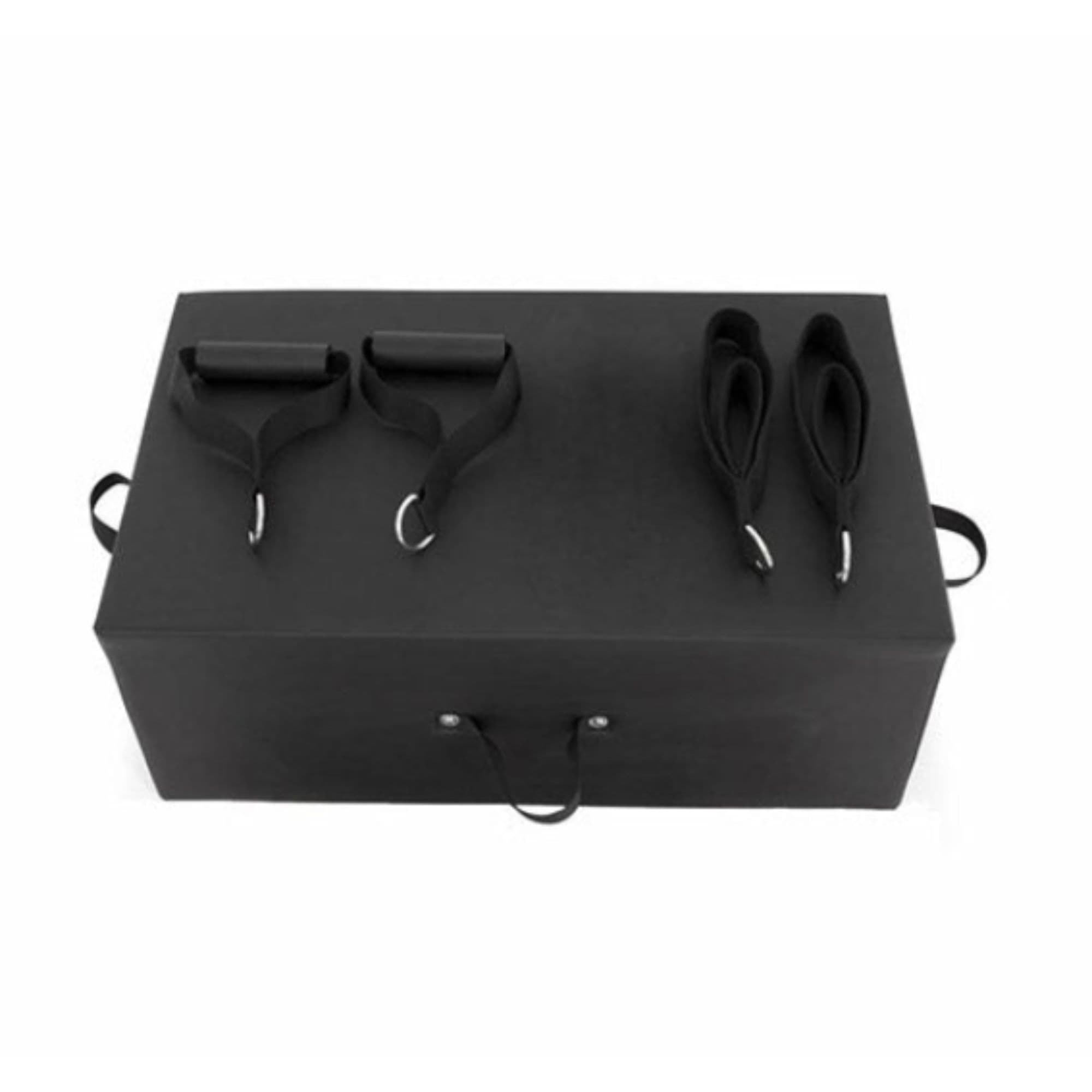 Elina Physio Wood Reformer Top View Of Accessory Kit