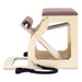 Elina Pilates Alma Chair Aged Rose Variant Side View On White Background