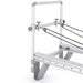 Elina Pilates Aluminium Reformer Mentor Close-Up View Of Adjustable Pulley Riser System With Height And Width Adjustments On White Background