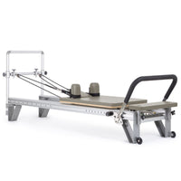 Thumbnail for Elina Pilates Aluminium Reformer Mentor Mocha Variant Front Angled View On White Background
