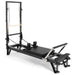 Elina Pilates Aluminum Reformer with Tower Side Angled View HL3 On White Background