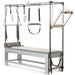 Elina Pilates Classic Aluminium Cadillac Trapeze with Accessories Mocha Variant Front Angled View On White Background