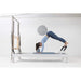 Elina Pilates Classic Aluminum Reformer & Tower Inches With A Woman Performing Exercise Using The Footbar