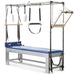 Elina Pilates Classic Cadillac Trapeze Table Blue Variant Front Angled View On White Background