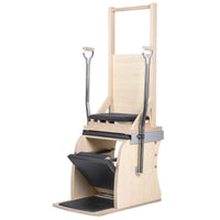 Thumbnail for Elina Pilates Combination Wunda  Electric Chair Black Variant Front Angled View On White Background