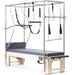 Elina Pilates Elite Cadillac Reformer Grey Variant Front Angled View Of Pilates Cadillac With Frame And Accessories