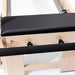 Elina Pilates Elite Cadillac Trapeze Reformer Table Close-Up View Of Foam-Covered Roll-Down Bar Assembly
