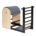 Elina Pilates Elite Ladder Barrel with Steel Base Gray Variant Front Angled View On White Background