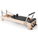 Elina Pilates Elite Wood Reformer Bundle Black Variant Front Angled View On White Background